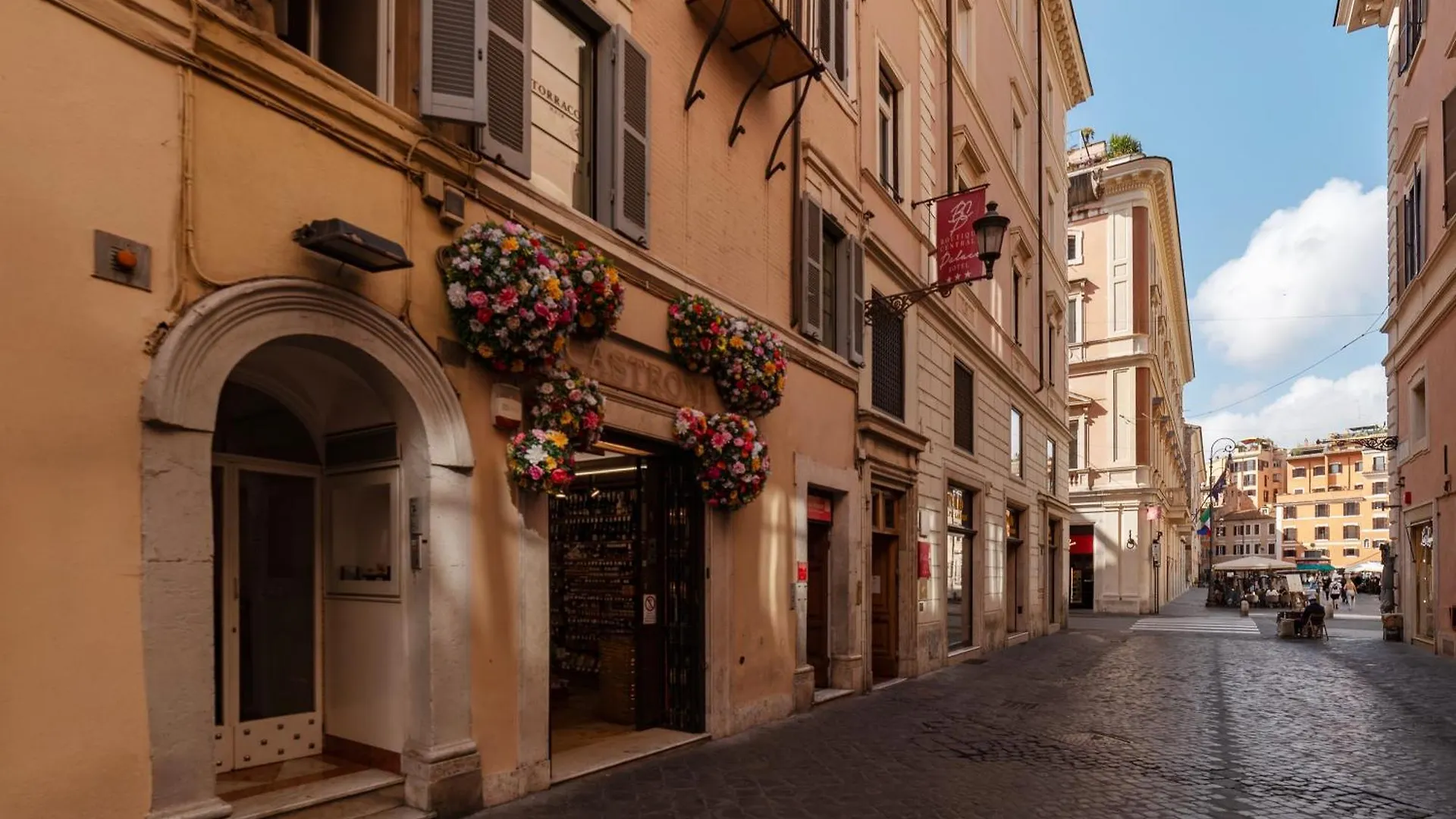 White Room With Bathroom And Shared Terrace Rome Italy